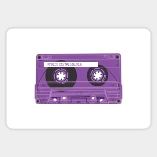 Cassette Tape (Royal Purple Colorway) Analog / Music Magnet